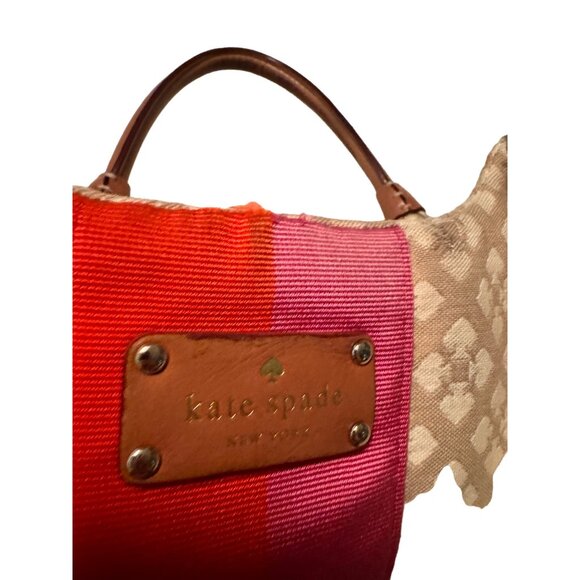 Kate Spade New York Stevie Classic Stucco Hobo Canvas Leather Handbag - Picture 3 of 7